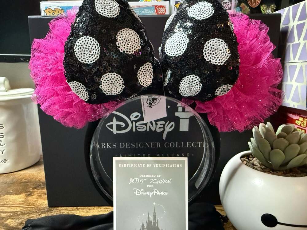 Betsy Johnson X Disney's Minnie Mouse Park Designer Ear Collection